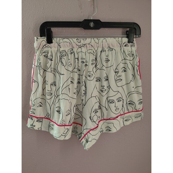 Kilo Brava Women's Face Cream Pink Piping Trim 2Pc Short Set Size Large - Picture 12 of 16